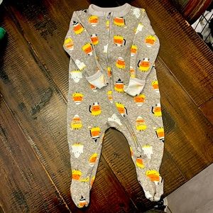 Old navy Halloween 3-6 month footie pajamas